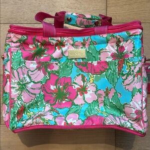 Lilly Pulitzer Vibrant Floral Tote Bag